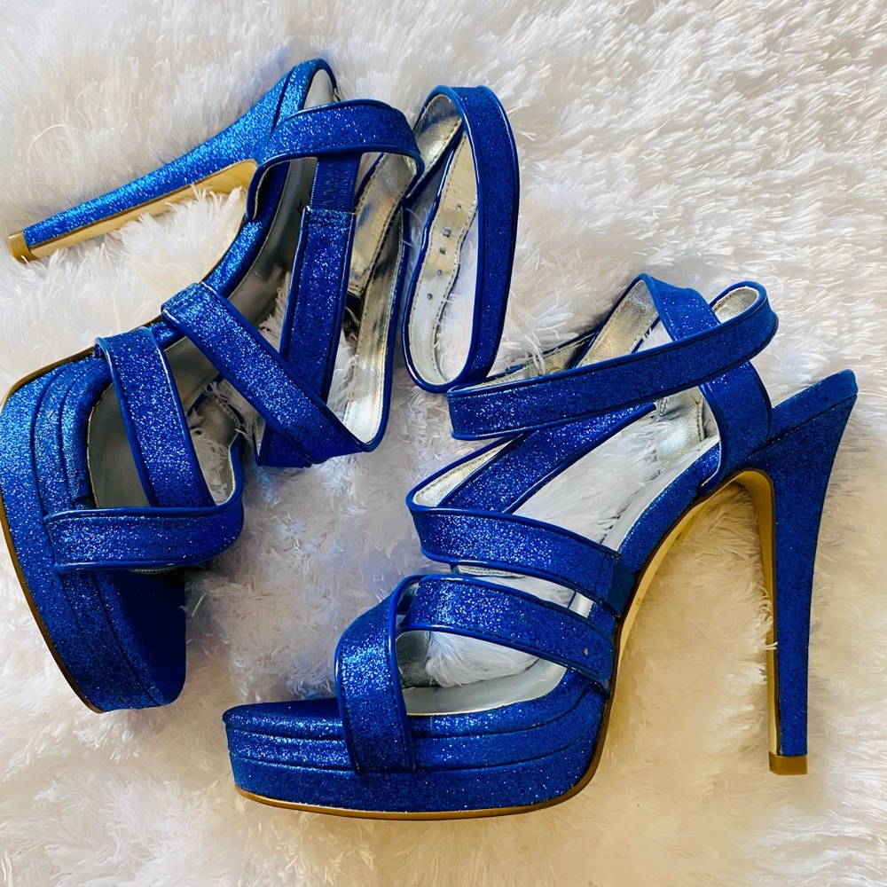 Sparkly Baker Heels